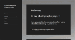 Desktop Screenshot of camilarabello.com