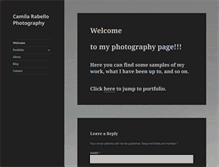 Tablet Screenshot of camilarabello.com